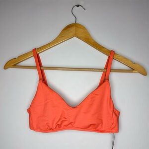 New Shade & Shore Coral Bralette XS
